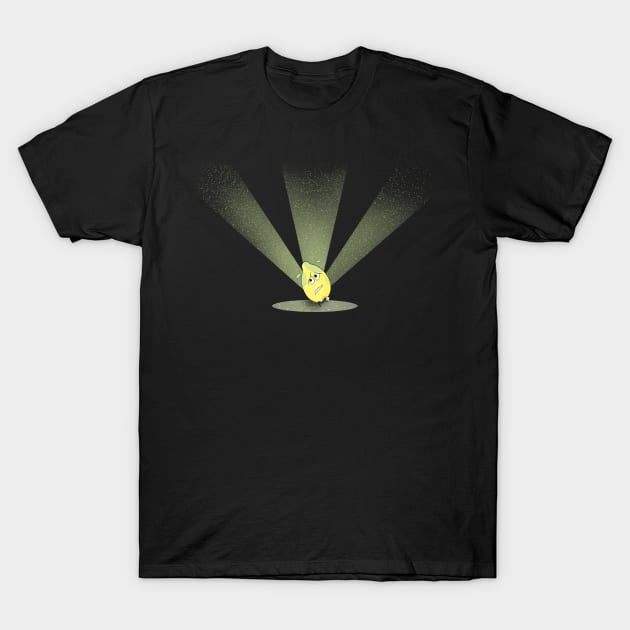 dreading the limelight T-Shirt by shackledlettuce